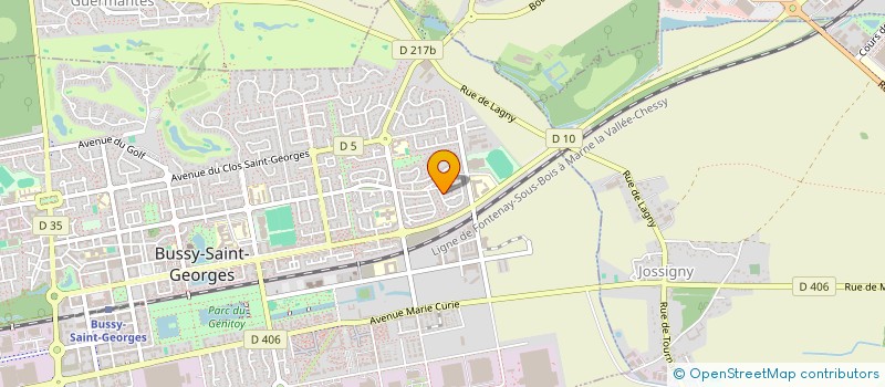 localisation de l'entreprise TNT COACHING PROFESSIONNEL à BUSSY-SAINT-GEORGES