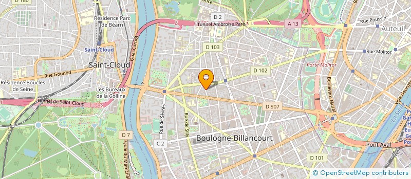 localisation de l'entreprise TNT GLOBAL MANUFACTURING FRANCE à BOULOGNE-BILLANCOURT