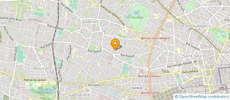 localisation de l'entreprise TNT REGIE 33 à BORDEAUX