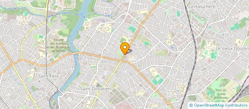 localisation de l'entreprise TNT REGIE 44 à NANTES
