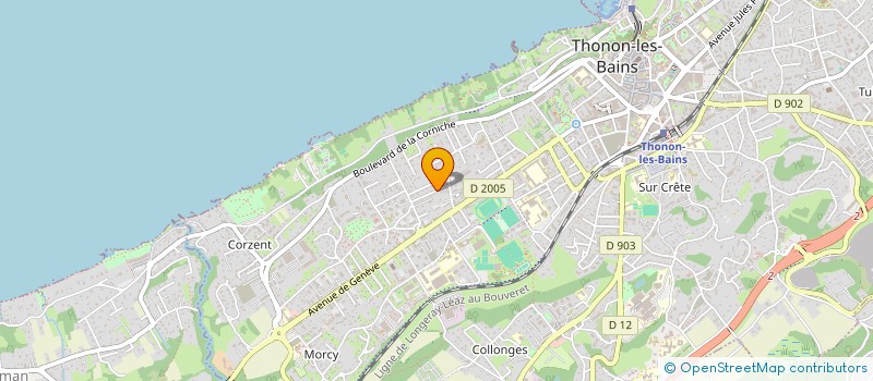localisation de l'entreprise TNT SPORT à THONON-LES-BAINS