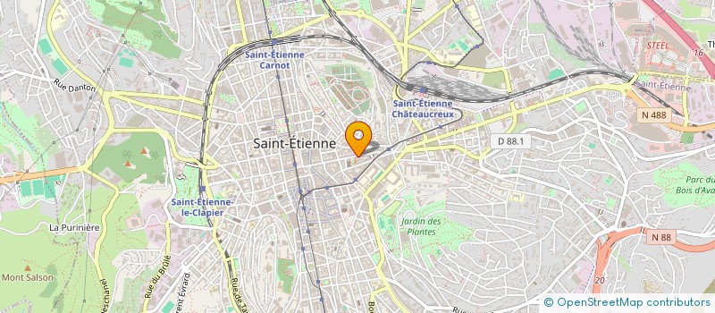 localisation de l'entreprise TNWELCOM à SAINT-ETIENNE
