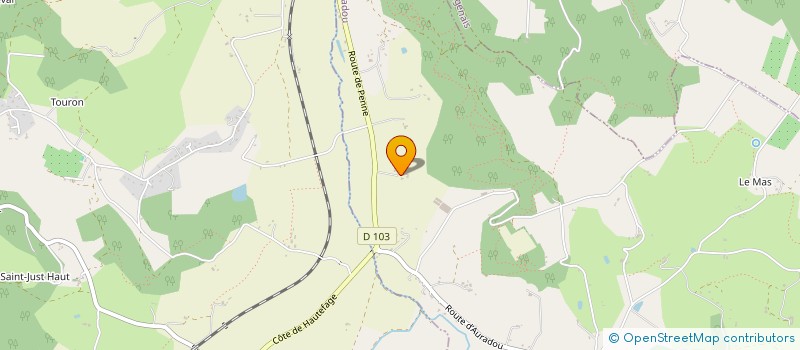 localisation de l'entreprise TO BAT  SAINT SYLVESTRE SUR LOT