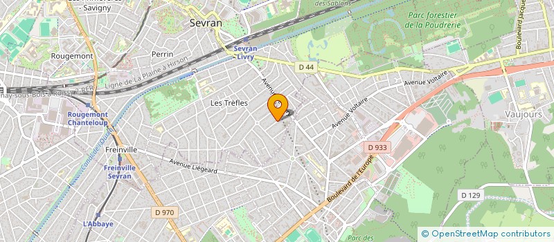 localisation de l'entreprise TO BE CLEAN à SEVRAN
