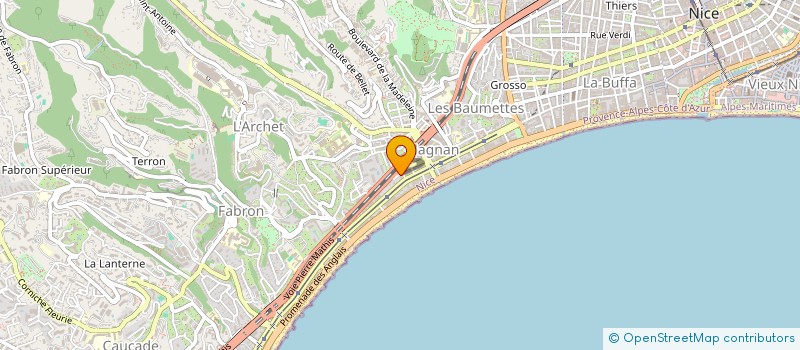 localisation de l'entreprise TO BE ONE à NICE