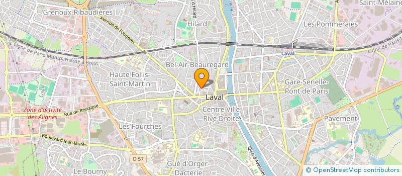 localisation de l'entreprise TO BI FREE à LAVAL