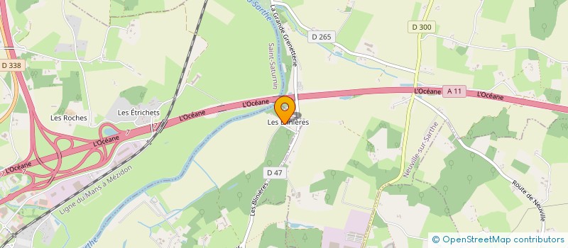 localisation de l'entreprise TO CONSEIL  NEUVILLE-SUR-SARTHE