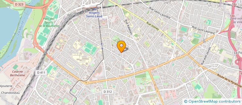 localisation de l'entreprise TO MEN & LOIRE à ANGERS