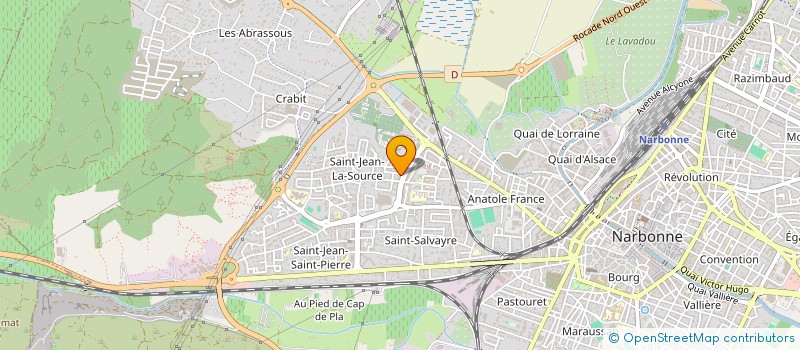 localisation de l'entreprise TO.PO. à NARBONNE