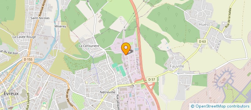 localisation de l'entreprise TO.PRO.BAT à EVREUX