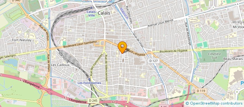 localisation de l'entreprise TO RENT  CALAIS