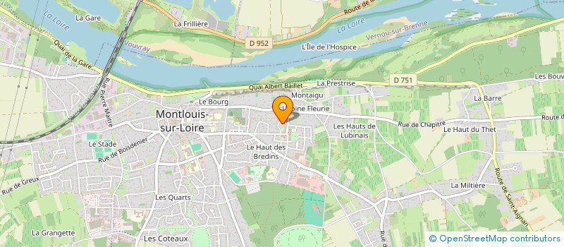 localisation de l'entreprise TO THE MOON EVENT DESIGNER  MONTLOUIS-SUR-LOIRE