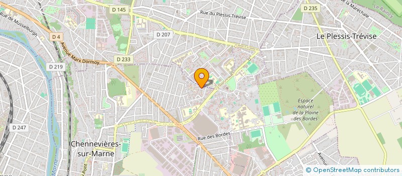 localisation de l'entreprise TO TRANSPORTS à CHENNEVIERES-SUR-MARNE