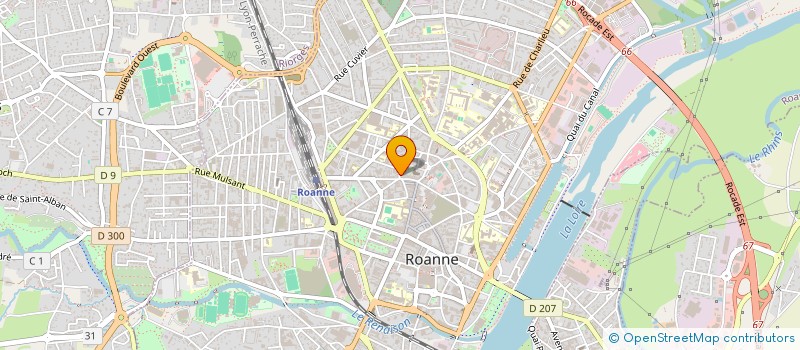 localisation de l'entreprise TO YOU FRANCE à ROANNE