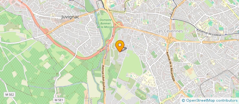 localisation de l'entreprise TOA à MONTPELLIER