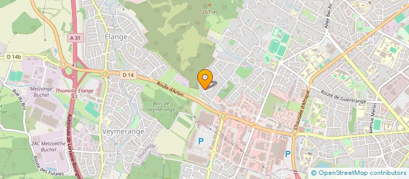 localisation de l'entreprise TOA  THIONVILLE