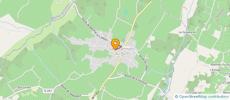 localisation de l'entreprise TOAMASINA  SAINT-GERMAIN-DU-PUCH