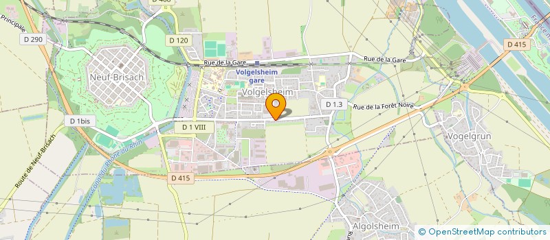 localisation de l'entreprise TOANUI  VOLGELSHEIM