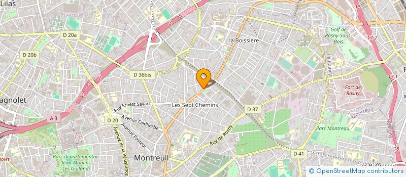 localisation de l'entreprise TOAST ME à MONTREUIL