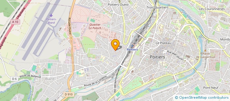 localisation de l'entreprise TOASTMASTERS POITIERS CENTRE  POITIERS