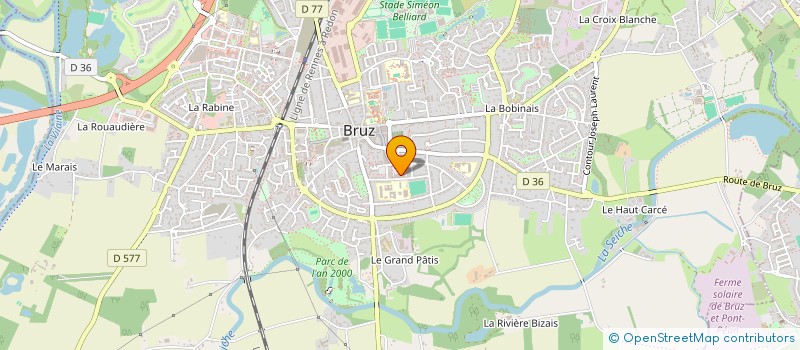 localisation de l'entreprise TOBAG  BRUZ