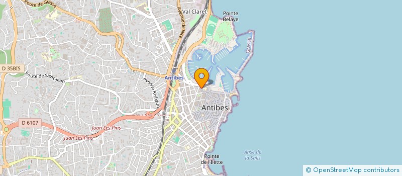 localisation de l'entreprise TOBAGO à ANTIBES