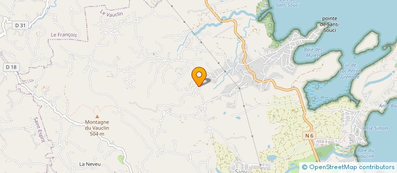 localisation de l'entreprise TOBAGO CAYS  VAUCLIN