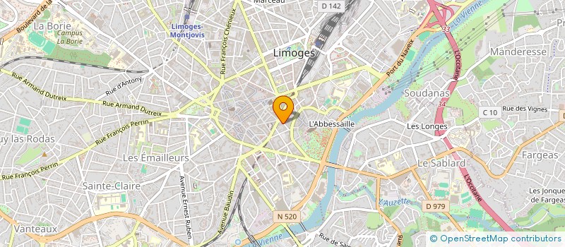 localisation de l'entreprise TOBAPIJE à LIMOGES