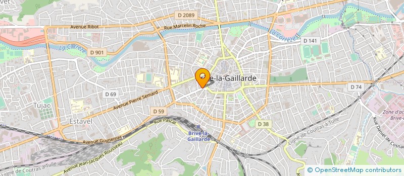 localisation de l'entreprise TOBE  BRIVE-LA-GAILLARDE