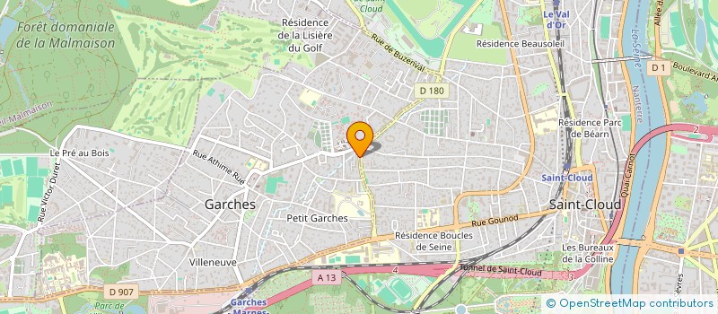 localisation de l'entreprise TOBEC à GARCHES