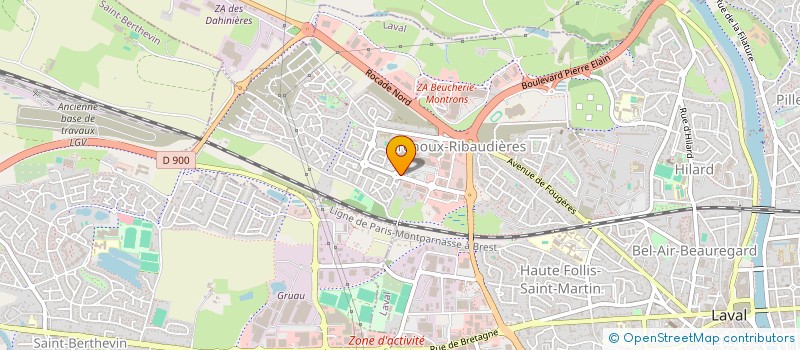 localisation de l'entreprise TOBI à LAVAL