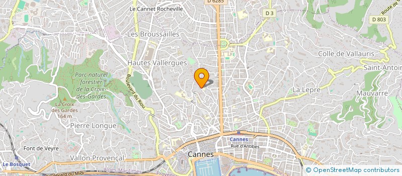 localisation de l'entreprise TOBIA MEULNART à CANNES