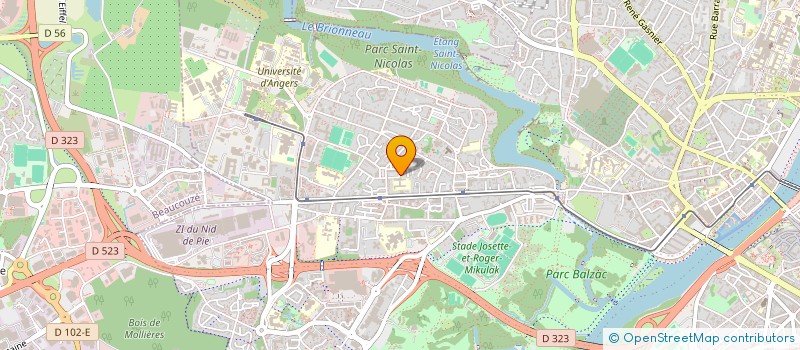 localisation de l'entreprise TOBOGGAN RECORDS à ANGERS