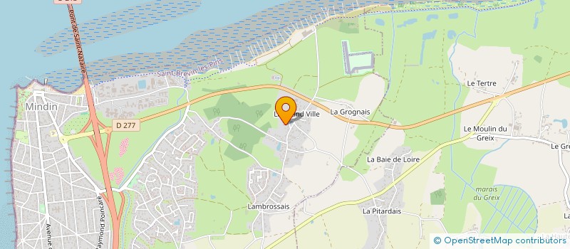 localisation de l'entreprise TOBOGLISS à SAINT BREVIN LES PINS