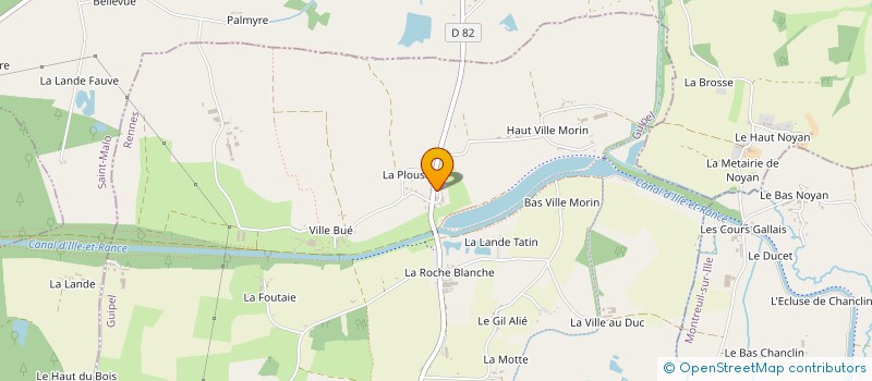 localisation de l'entreprise TOBOIS CONCEPT à GUIPEL