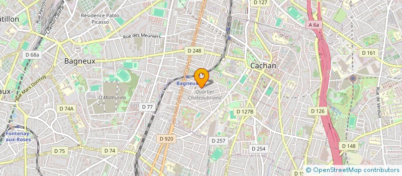 localisation de l'entreprise TOBY  CACHAN