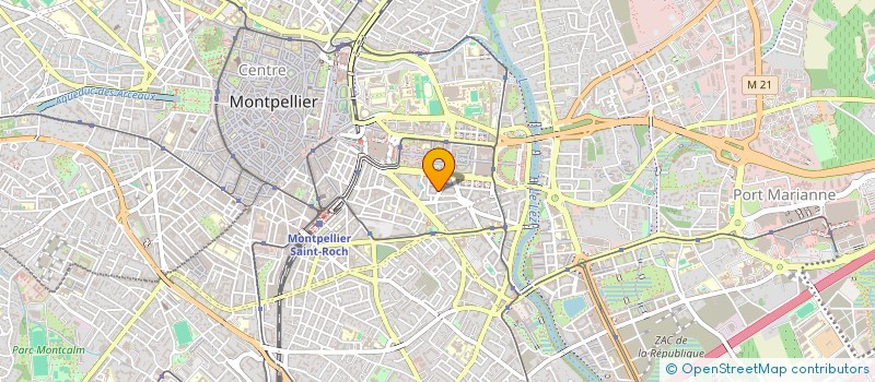 localisation de l'entreprise TOC TOC PROD à MONTPELLIER