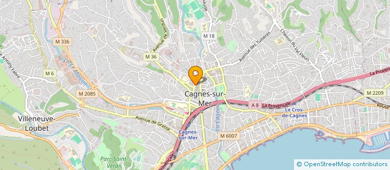 localisation de l'entreprise TOCADE  CAGNES-SUR-MER
