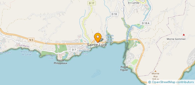 localisation de l'entreprise TOCADE à SAINTE-LUCE