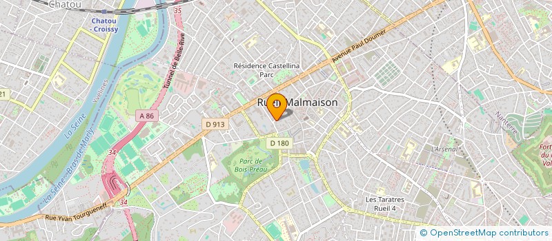 localisation de l'entreprise TOCADE à RUEIL-MALMAISON