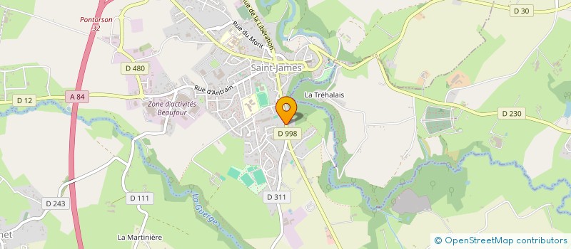 localisation de l'entreprise TOCADE à LES PORTES DU COGLAIS