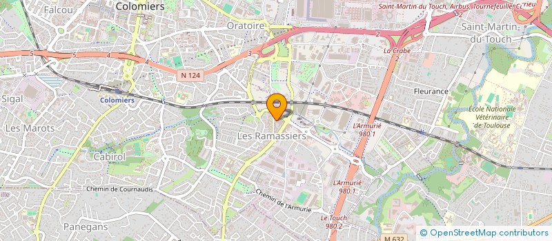localisation de l'entreprise TOCADIS à COLOMIERS