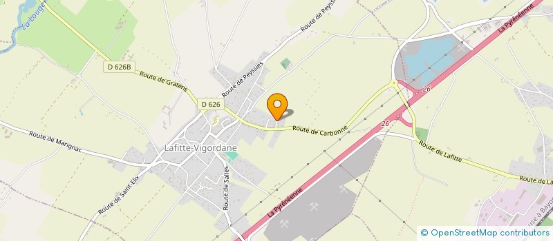 localisation de l'entreprise TOCALI  LAFITTE-VIGORDANE