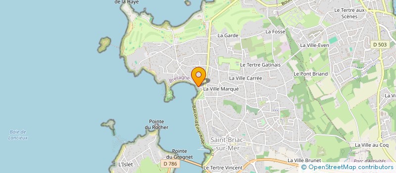 localisation de l'entreprise TOCANTE  SAINT-BRIAC-SUR-MER