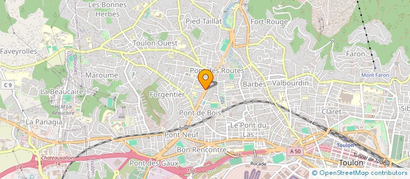 localisation de l'entreprise TOCASUD à TOULON