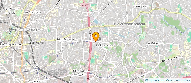 localisation de l'entreprise TOCATE à MARSEILLE