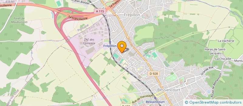 localisation de l'entreprise TOCAVEN LESCOP & CIE  BESSANCOURT