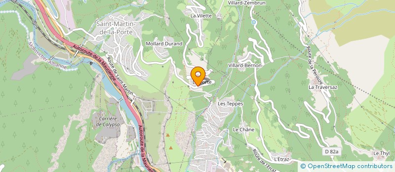 localisation de l'entreprise TOCCATA E FUGA  SAINT-MARTIN-DE-LA-PORTE