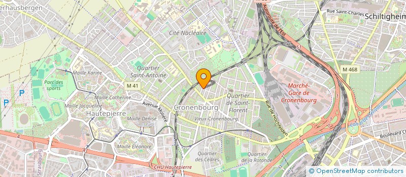 localisation de l'entreprise TOCCATA ET FOLK à STRASBOURG