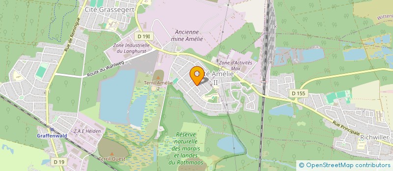 localisation de l'entreprise TOCCO/MANGIN  WITTELSHEIM